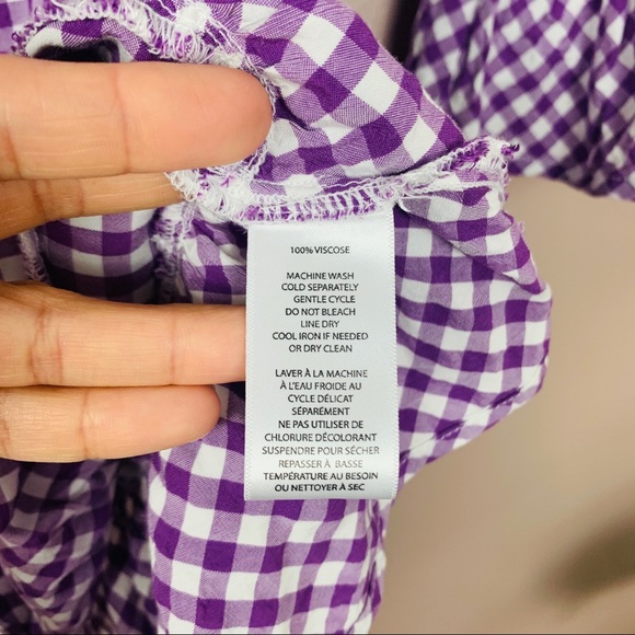 Beach•lunch•lounge gingham top - Picture 3 of 6